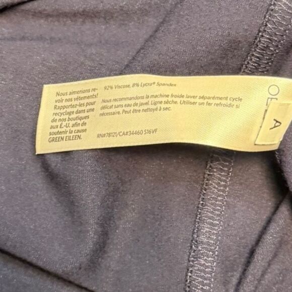 EILEEN FISHER Women’s Blue Sleeveless V-Neck A-Line Tank Dress Size Large - Picture 6 of 6